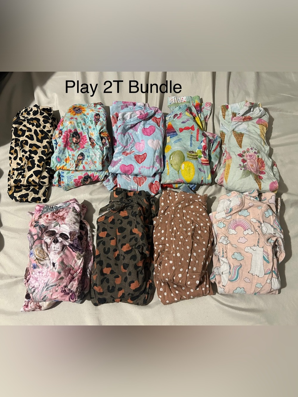 Posh Peanut Kids Pajama Bundle - Pink, Blue, Green, Brown, Black
